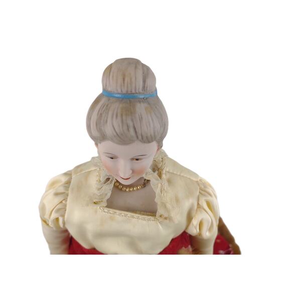 Vintage Geo Borgfeldt NY Empress Josephine 17" Porcelain Bisque Doll, Made Japan - Picture 12 of 14